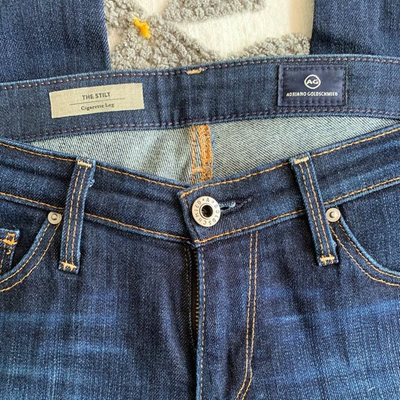 Sz 27 AG Adriano Goldschmied Stilt Cigarette Jeans - Picture 3 of 5